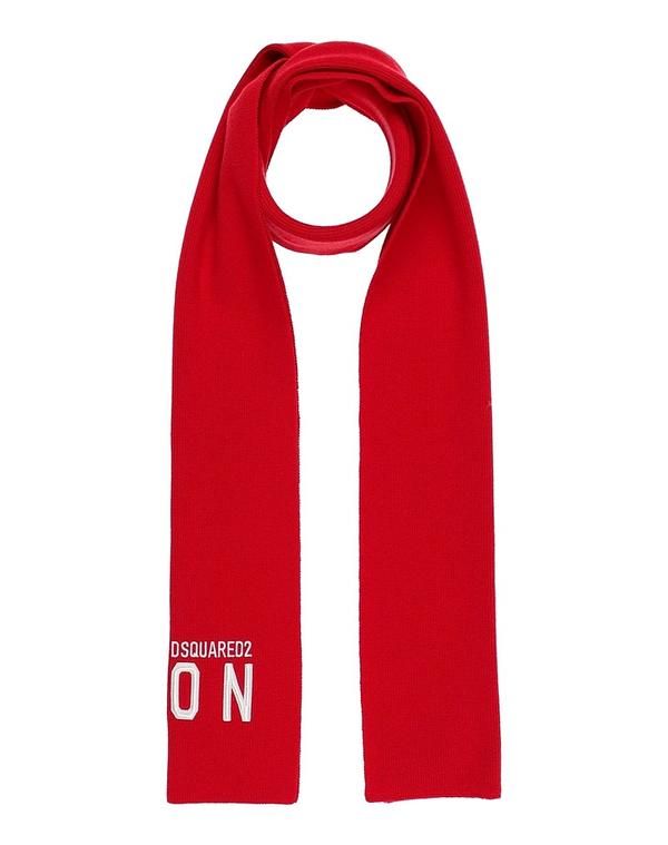 ディースクエアード メンズ アクセサリー マフラー・ストール・スカーフ DSQUARED2 マフラー＆スカーフ Red レッド 21,155円