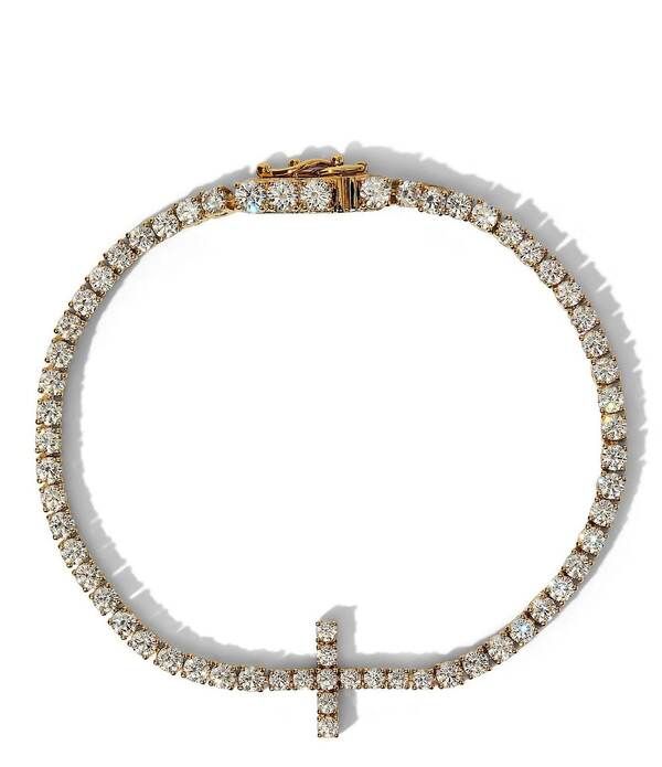 ナディール レディース アクセサリー ブレスレット・バングル・アンクレット Nadri Astrid Cross Tennis Line Bracelet Gold ゴールドブレスレット