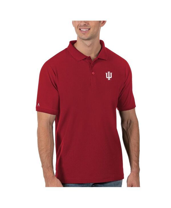 アンティグア メンズ トップス ポロシャツ Antigua Mens Crimson Indiana Hoosiers Legacy Pique Polo Crimson クリムゾン 14,896円