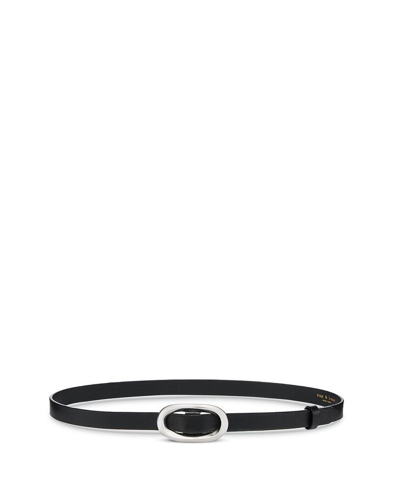 ラグアンドボーン レディース アクセサリー ベルト レザー rag bone Womens Harper Leather Belt Black ブラック