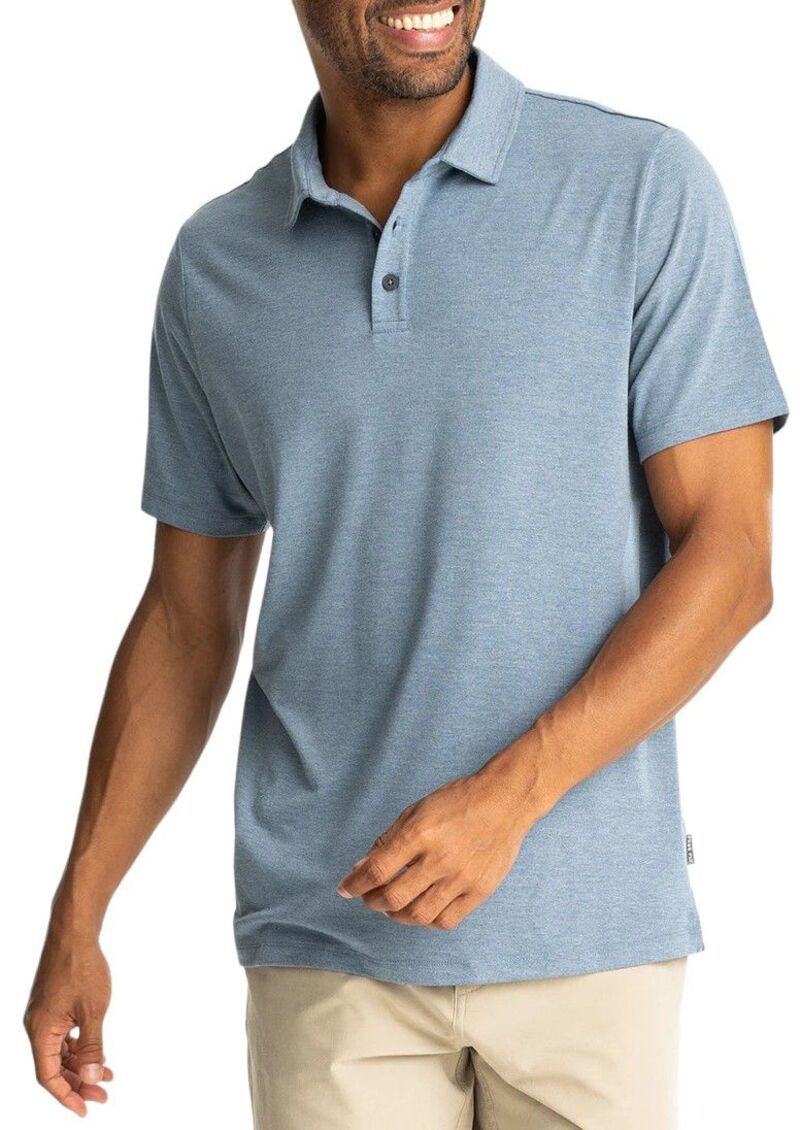 フリー フライ メンズ トップス ポロシャツ Free Fly Mens Bamboo Flex Short Sleeve Polo II Heather Deepwater ヘザー