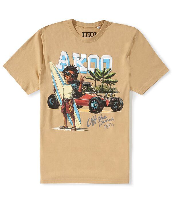 アクー メンズ トップス シャツ AKOO Surf Short Sleeve Tee Sand サンド 8,495円