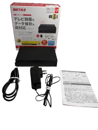 バッファロー HD-EDS2U3-BE パソコン&テレビ録画用 外付けHDD 2TBma dd09502f 19,530円