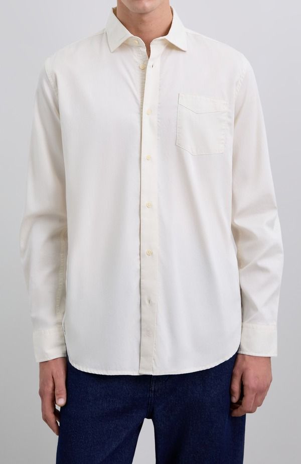 スカルパーズ メンズ トップス シャツ Scalpers Tencel K Shirt Cream クリーム