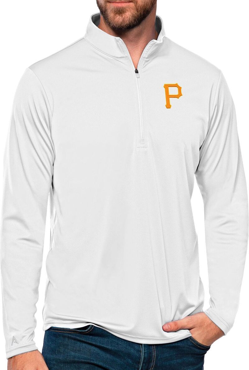 アンティグア メンズ トップス シャツ Antigua Mens Pittsburgh Pirates White Tribute 14 Zipullover NoColor ホワイト 15,386円