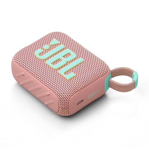 JBL GO4 Bluetoothスピーカー USB C充電/IP67防塵防水/アプリ対応