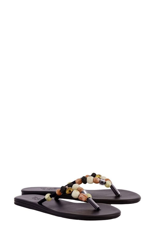 アンシエントグリークサンダル レディース シューズ Ancient Greek Sandalsaionara Beaded Flip Flop Women BLACK ブラック 58,680円
