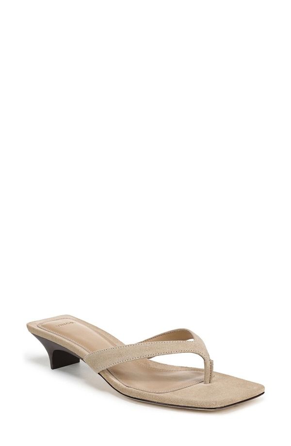 ヴィンス レディース シューズ パンプス サンダル レザー Vince Sanjuan Leather Thong Sandal Women DUNEDM