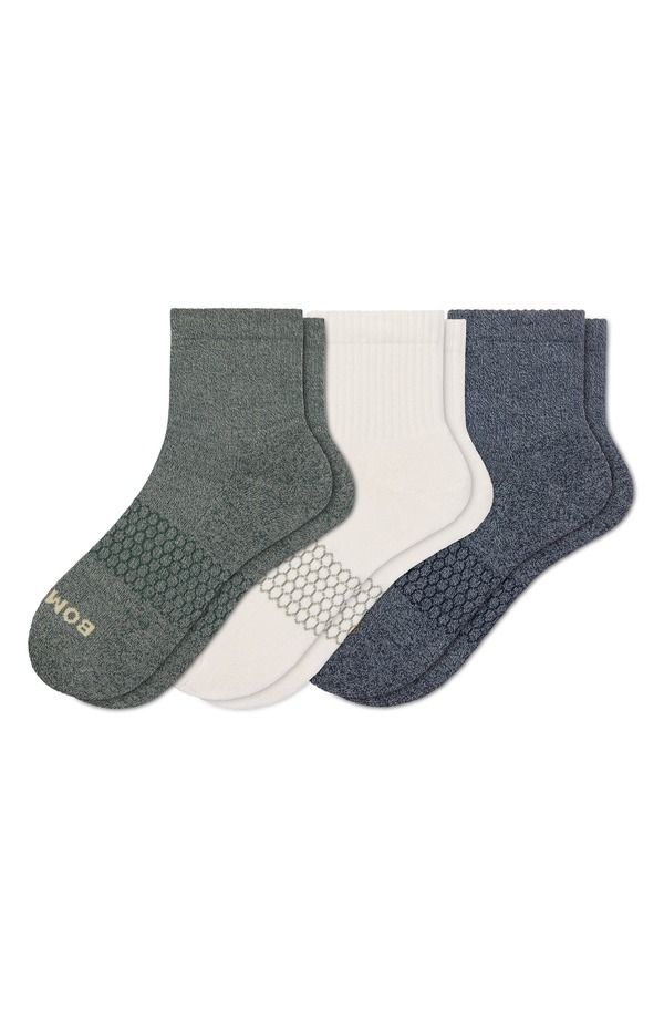 ボンバス メンズ アンダーウェア 靴下 Bombas Marl Mix Quarter Socks CLAY MIX マール 10,786円