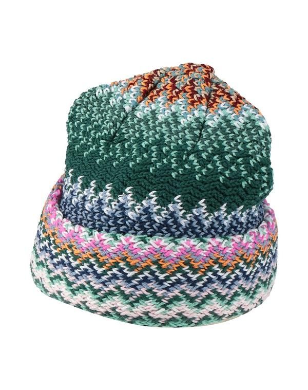 ミッソーニ レディース アクセサリー 帽子 MISSONI Green グリーン