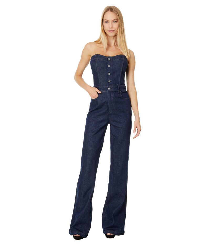 ペイジ レディース ボトムス デニムパンツ ジャンプスーツ Paige Sansa Jumpsuit in Calix Blue ブルー