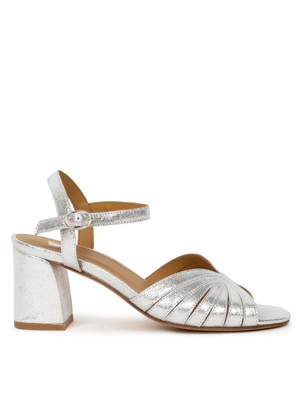 ボビーズ レディース シューズ ヒール サンダル Bobbies Eileen Heeled Sandals Women Silver Meanders シルバー 50,880円