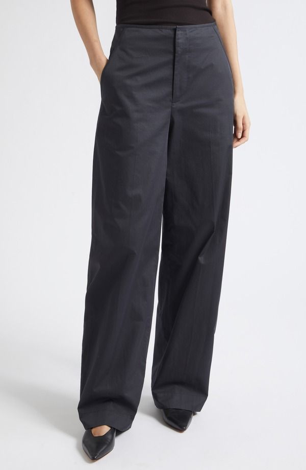 ヴィンス レディース ボトムス レギンス パンツ コットン Vince Clean Waist Cotton Pants INK