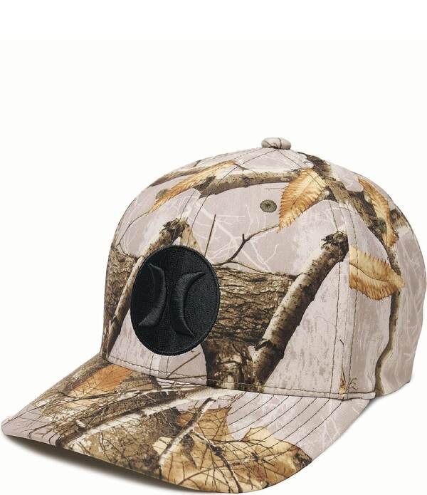 ハーレー メンズ アクセサリー 帽子 プリント Hurley Real Tree Printed Flexfit Hat Camouflage