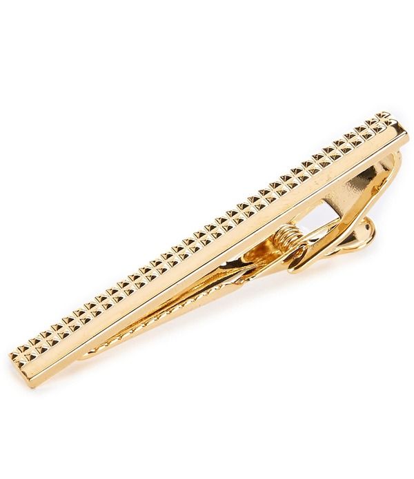 ラウンドトゥリーアンドヨーク メンズ アクセサリー カフスボタン Roundtree Yorke Golden Honeycomb Tie Bar Gold ゴールド