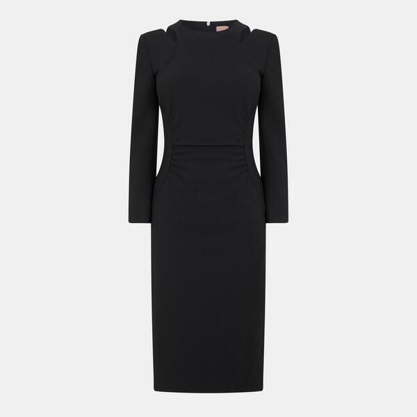 ボス レディース トップス ワンピース Boss Womens Dadeka Wrap Dress Black ブラック