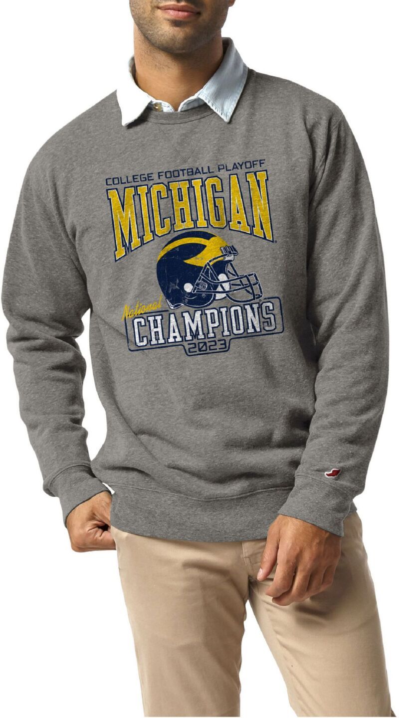 リーグレガシー メンズ トップス シャツ LeagueLegacy Adult 2023 College Football National Champions Michigan Wolverines 19,236円