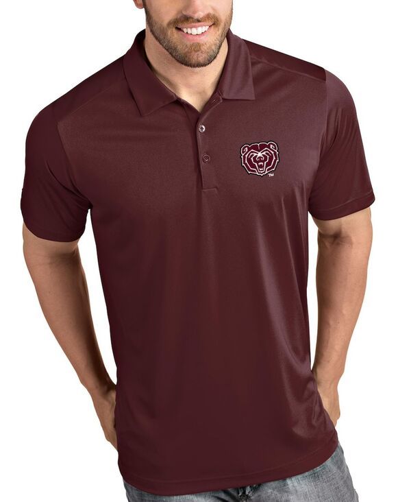 アンティグア メンズ トップス ポロシャツ Antigua Mens Missouri State University Bears Tribute Polo Shirt Maroon マルーン
