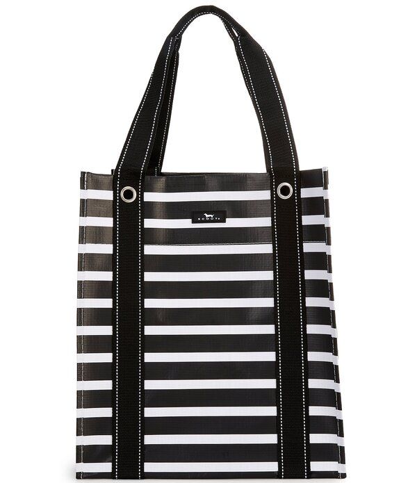 スカウト レディース バッグ SCOUT Bagette Market Stripe Tote Bag Fleetwood Black ブラック