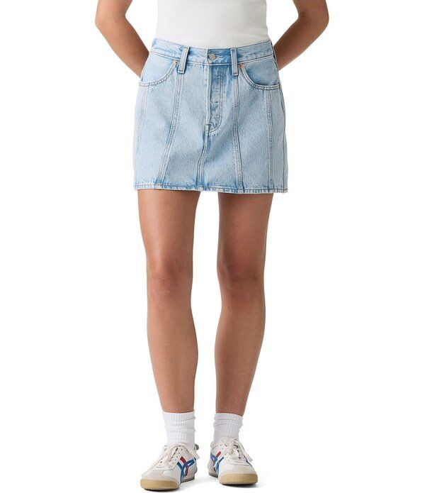 リーバイス レディース ボトムスカート ミニ デニム LevisR Seamed Icon Denimini Skirt Abraided Art デニム 15,385円