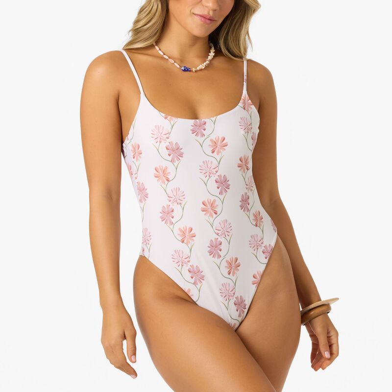 オニール レディース トップス シャツ フラワー柄 フラワー ONeill Womens Ivy Floral Marine One Piece Swimsuitofu