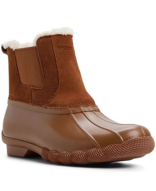 スペリー レディース シューズ ブーツ・レインブーツ チェルシー Sperry Womensaltwater Chelsea Duck Booties Tan タン