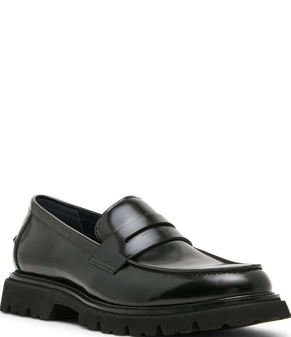 スティーブ マデン メンズ シューズ スリッポン・ローファー レザー Steve Madden Mens Nomadd Leather Lug Loafers Black ブラック 32,370円