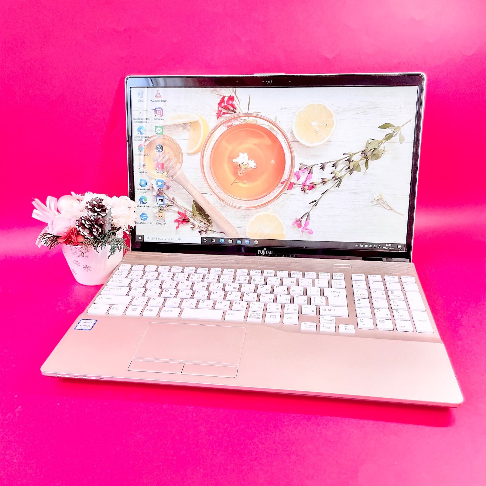 残り1台限り‼️おしゃれゴールド✨️たっぷり大容量1TB 薄型 ノート