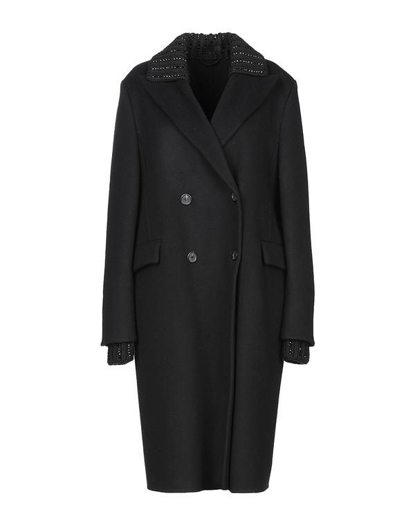 エルマンノ シェルヴィーノ レディース アウター コート ERMANNO SCERVINO Black ブラック