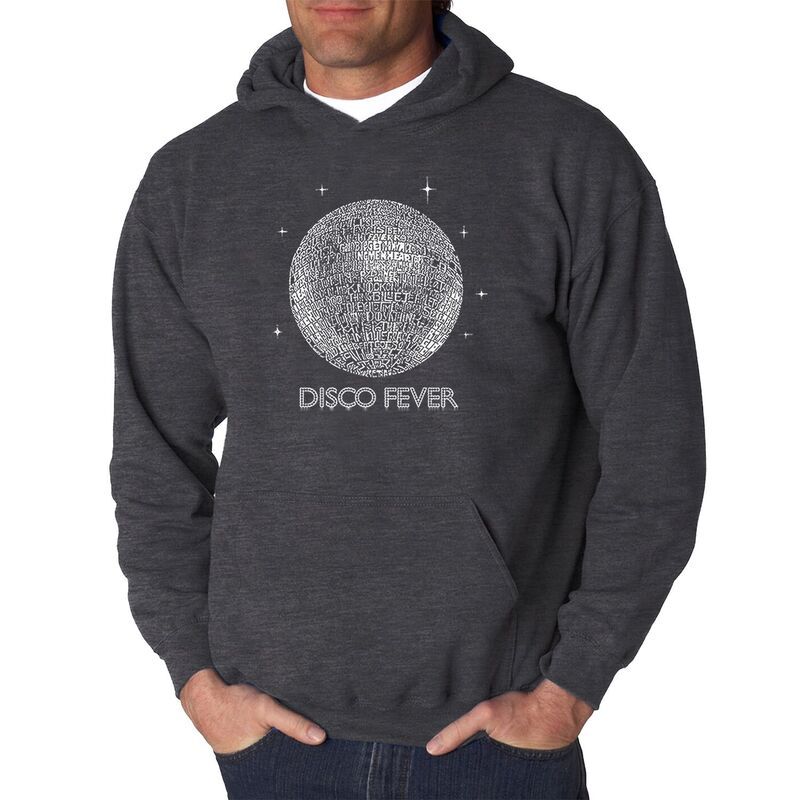 エルエーポップアート メンズ トップス Tシャツ スウェット LA Pop Art Disco Ball Mens Word Art Hooded Sweatshirt Grey グレー 13,075円