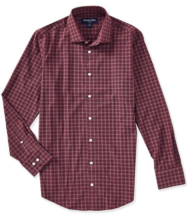ミズンメイン メンズ トップス シャツ MizzenMain Leeward Cole Plaid Long Sleeve Woven Shirt Merlot チェック 32,370円