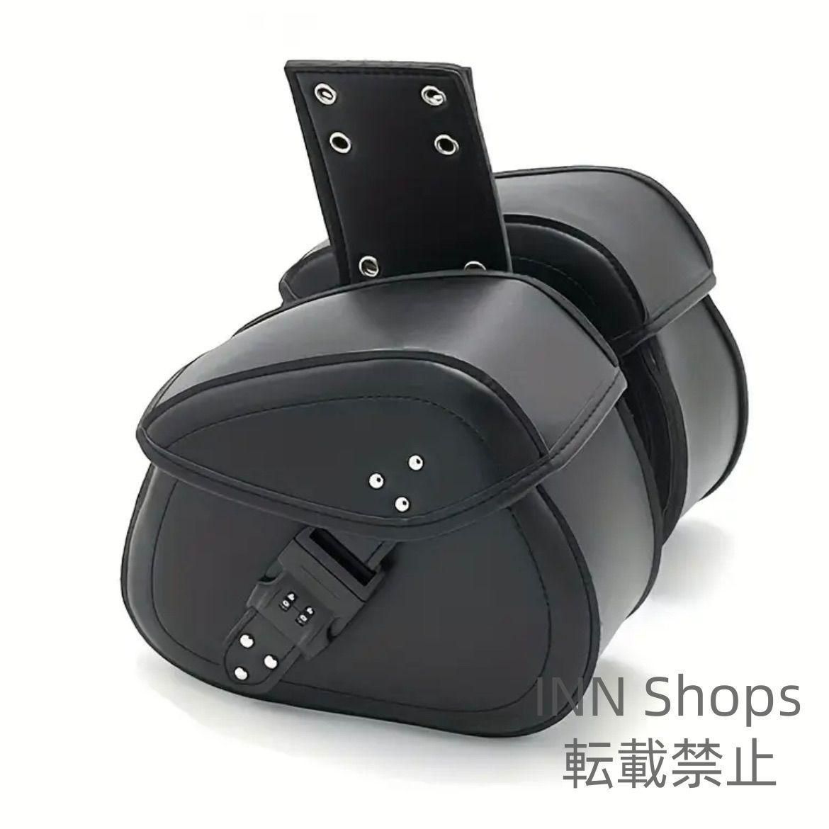 【新品未使用】サドルバッグ バイク用 1組 パスワードロック付き 両側収納仕様 PUレザー製 クナイトユニバーサルデザイン シンプルデザイン バイクアクセサリー バイクアカウント レトロラゲッジバッグ ツールキット対応 サイドバッグ 7,548円