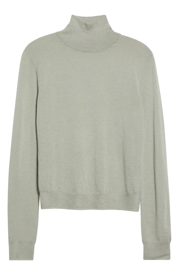 ヴィンス レディース アウター パーカー・スウェット タートルネック セーター シルク Vince Silk Cashmere Turtleneck Sweater STONE SAGE セージ