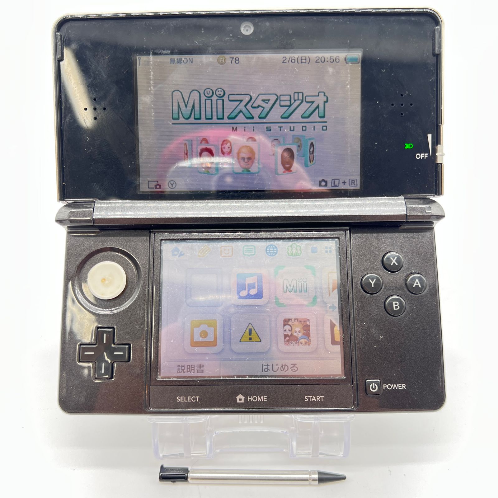 動作品】Nintendo 3DS クリアブラック - メルカリ