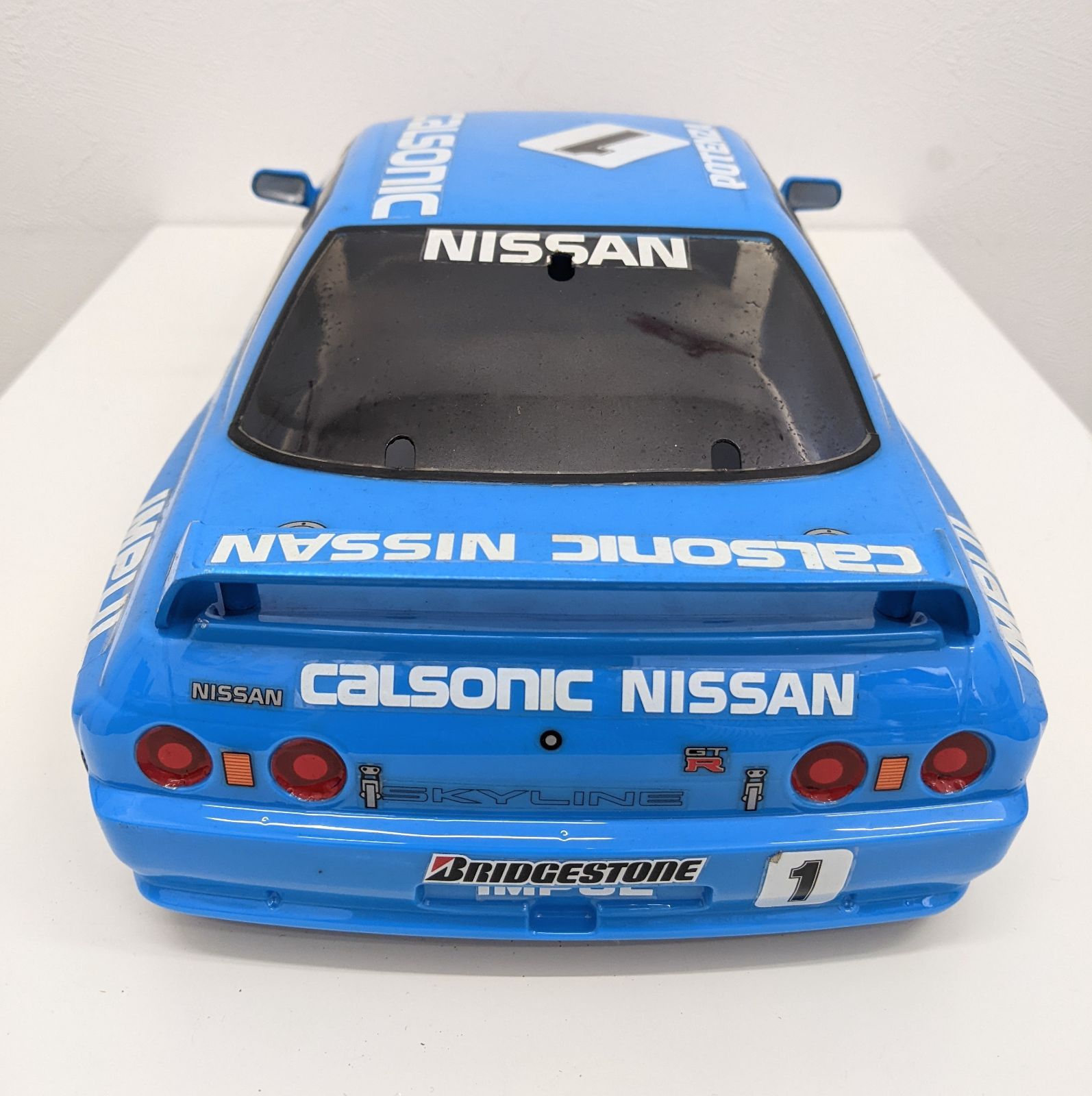 タミヤ1/10カルソニックスカイライン GT-R Gr,Aスペアボディセット ④ S 100サイズ 【ジャンク扱い】 タミヤ 1/10 電動R/Cカー スペア