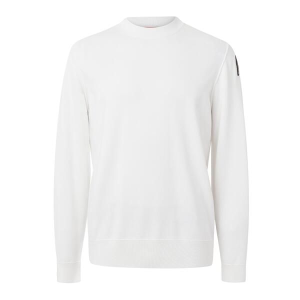 パラジャンパーズ メンズ アウター ニット・セーター Parajumpers Para Crw Knit Sn64 Ivory 0132 アイボリー