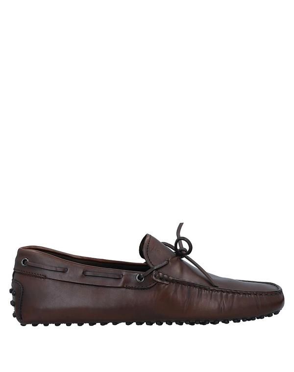 トッズ メンズ シューズ スリッポン・ローファー モカシン TODS Dark Brown ブラウン 44,280円