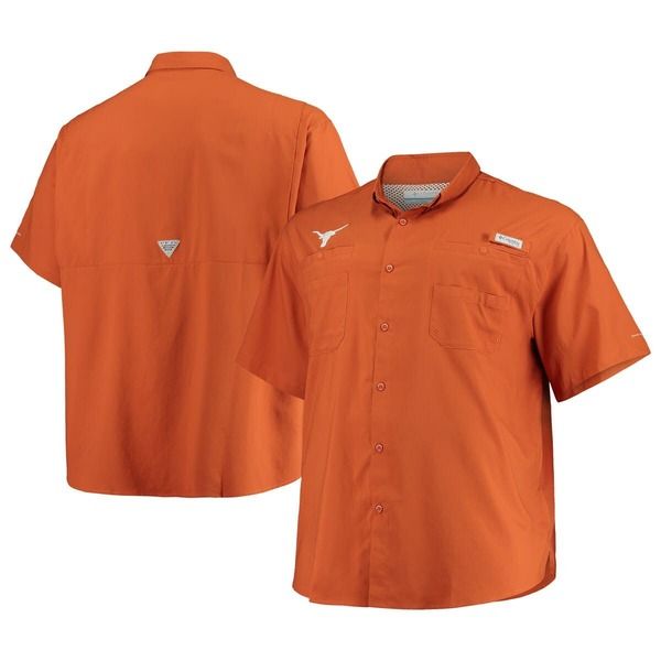 コロンビア メンズ トップス シャツ トール ダウン Mens Columbia Texas Orange Texas Longhorns Big Tall Tamiami OmniShade But 16,635円