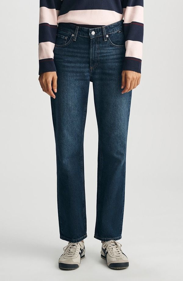 マーヴィ ジーンズ レディース ボトムス デニムパンツ ストレート ハイウエスト Mavi Jeansoho High Waist Relaxed Straight Leg Jeans DARK BR