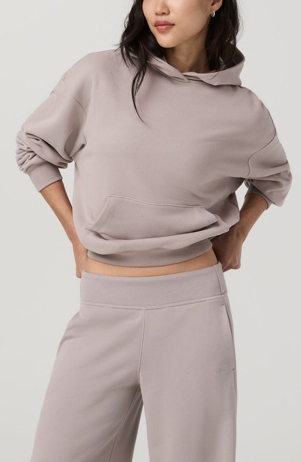 ビュオーリ レディース アウター パーカー・スウェット Vuori Sedona Classic Pullover Hoodie SOFT PEWTER ピューター