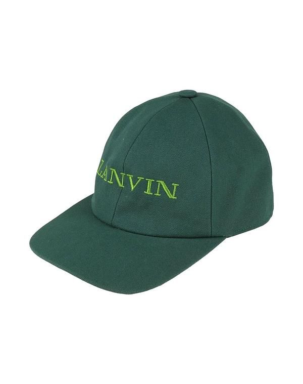 ランバン レディース アクセサリー 帽子 LANVIN Dark Green グリーン