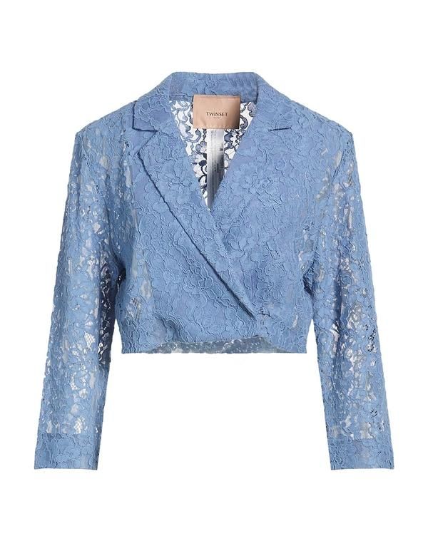 ツインセット レディース アウター ジャケット・ブルゾン TWINSET Blue Gray グレー
