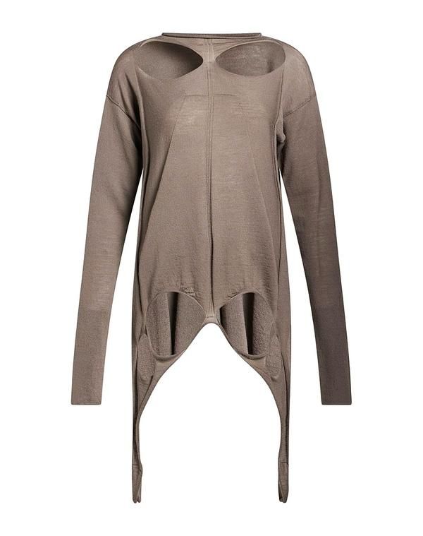 リックオウエンス レディース トップス シャツ プルオーバー RICK OWENS Charcoal チャコール 68,640円