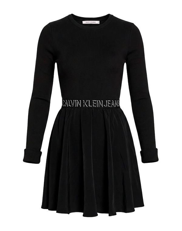 カルバンクライン レディース トップス ワンピース CALVIN KLEIN JEANS Black ブラック