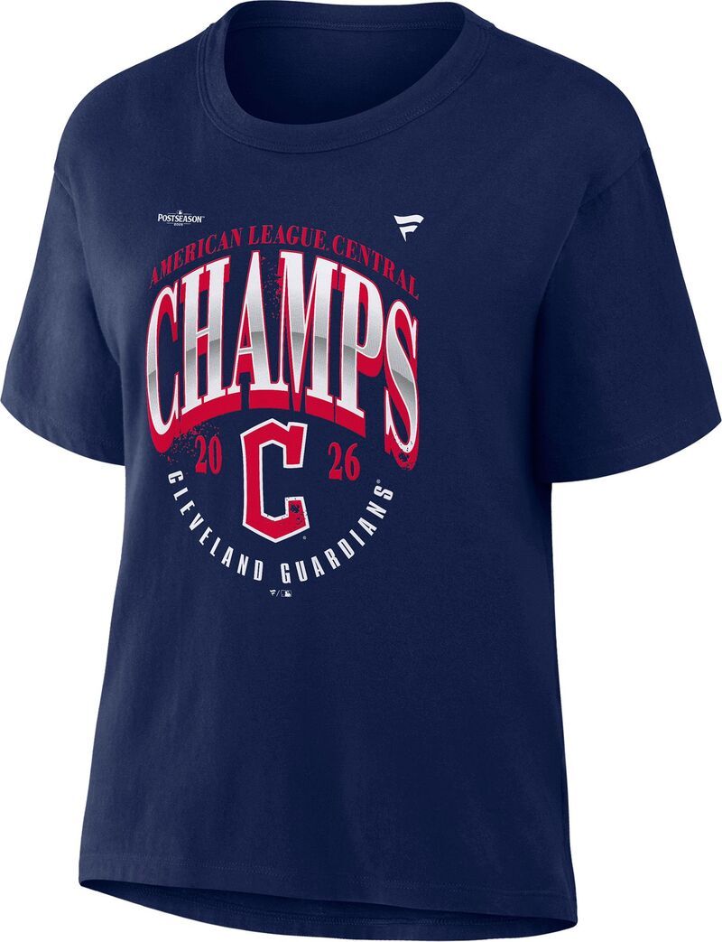 ファナティクス レディース トップス Tシャツ Fanatics MLB Womens Cleveland Guardians Division Champs 2026 Lockeroom TShir