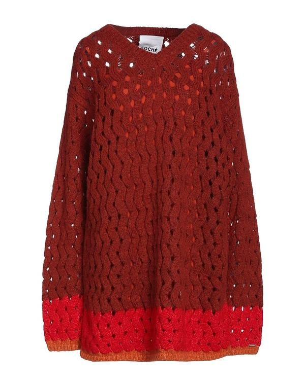 コッホ レディース トップス シャツ プルオーバー KOCH Reddish Brown ブラウン