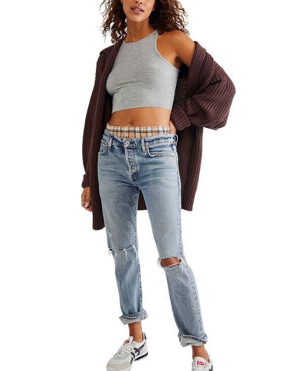 フリーピープル レディース アウター ニット・セーター Free People Womenswim Too Deep Long Sleeve Cardi Sweater Bitter Bark