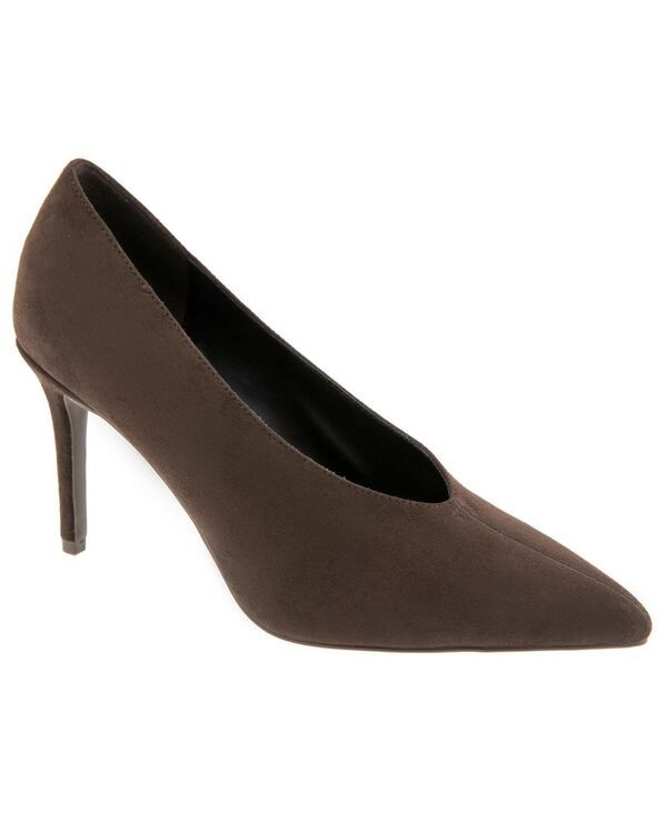 ビーシビージー レディース シューズ パンプス レザー BCBG Womens Basha High Vamp Leather Pump Dark brown suede ブラウン 29,770円