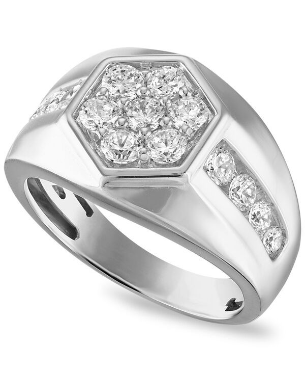エスクァイア メンズ アクセサリー リング Esquire Mens Jewelry LabGrown Diamond 112 ctw Ring in Sterling Silver シルバー 215,400円