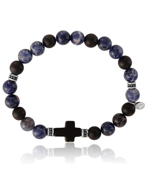 ラッキーブランド レディース アクセサリー ブレスレット・バングル・アンクレット Lucky Brand Sodalite Bead Stretch Bracelets with Cross Acce